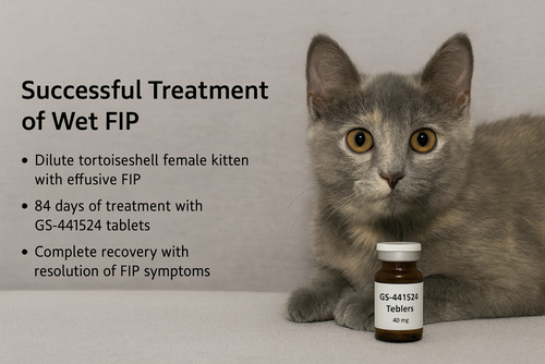 Laatste bedrijfscasus over Succesvolle neurologische FIP-behandeling met GS‐441524