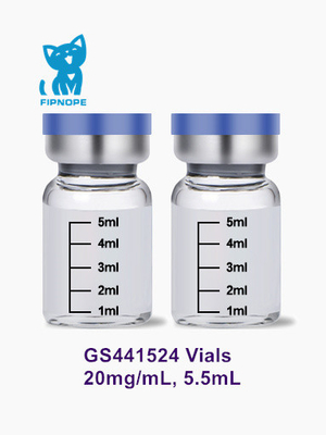 GS-441524 Ampuul 20 mg 5,5 ml Voor het behandelen van katten met FIP, van deur tot deur